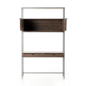 TREY MODULAR WALL DESK - AUBURN POPLAR