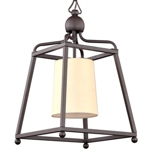 Libby Langdon for Crystorama Sylvan 1 Light Dark Bronze Pendant
