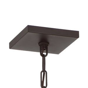 Libby Langdon for Crystorama Sylvan 1 Light Dark Bronze Pendant