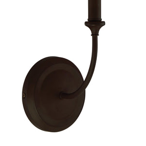 Libby Langdon for Crystorama Sylvan 1 Light Dark Bronze Sconce