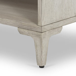 Viggo Nightstand-Vintage White Oak