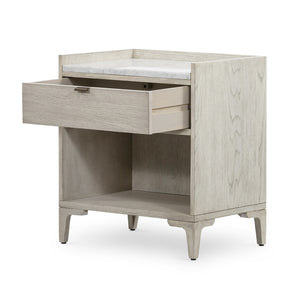 Viggo Nightstand-Vintage White Oak