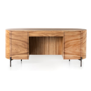 Lunas Executive Desk-Gold Guanacaste