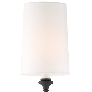 Libby Langdon For Crystorama Sylvan 2 Light Black Forged Sconce