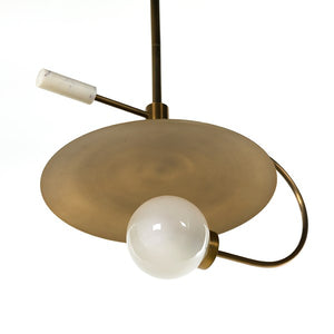 Harpo Pendant-Antique Brass Iron