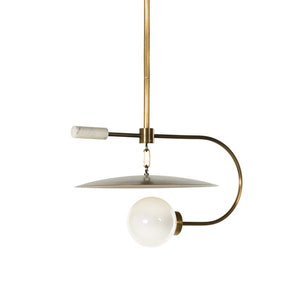 Harpo Pendant-Antique Brass Iron