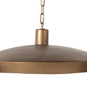 Eldon Pendant-Hammered Antique Brass
