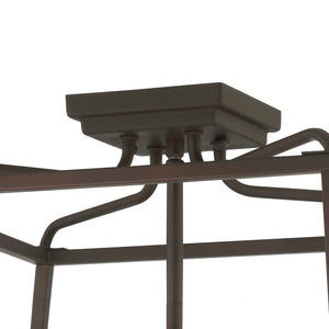 Libby Langdon for Crystorama Sylvan 4 Light Dark Bronze Ceiling Mount
