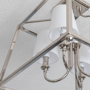 Libby Langdon for Crystorama Sylvan 4 Light Polished Nickel Ceiling Mount
