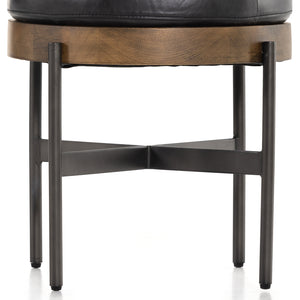 Edwyn Small Ottoman-Sonoma Black