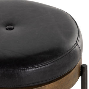 Edwyn Small Ottoman-Sonoma Black