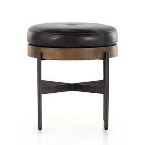 Edwyn Small Ottoman-Sonoma Black