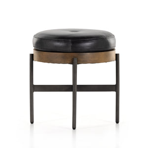 Edwyn Small Ottoman-Sonoma Black