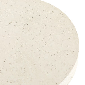 Koda Outdoor End Table-Textured White