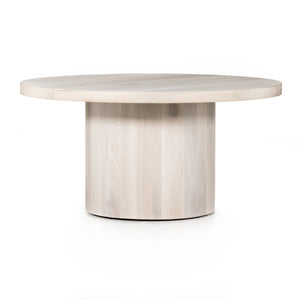 Hudson Round Dining Table-Ashen Walnut