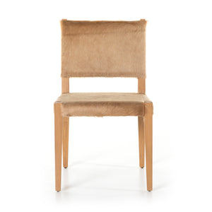 Caswell - Villa Dining Chair-Light Hair On Hide