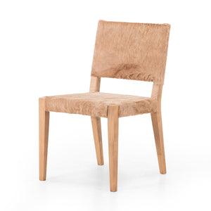 Caswell - Villa Dining Chair-Light Hair On Hide