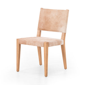 Caswell - Villa Dining Chair-Light Hair On Hide