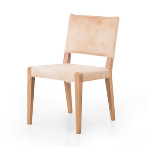 Caswell - Villa Dining Chair-Light Hair On Hide