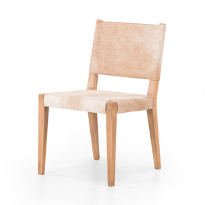 Caswell - Villa Dining Chair-Light Hair On Hide