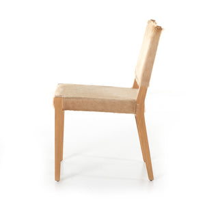 Caswell - Villa Dining Chair-Light Hair On Hide