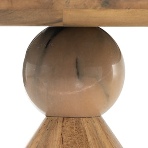 Bibianna Dining Table-Smoked Honey