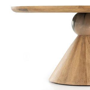 Bibianna Dining Table-Smoked Honey