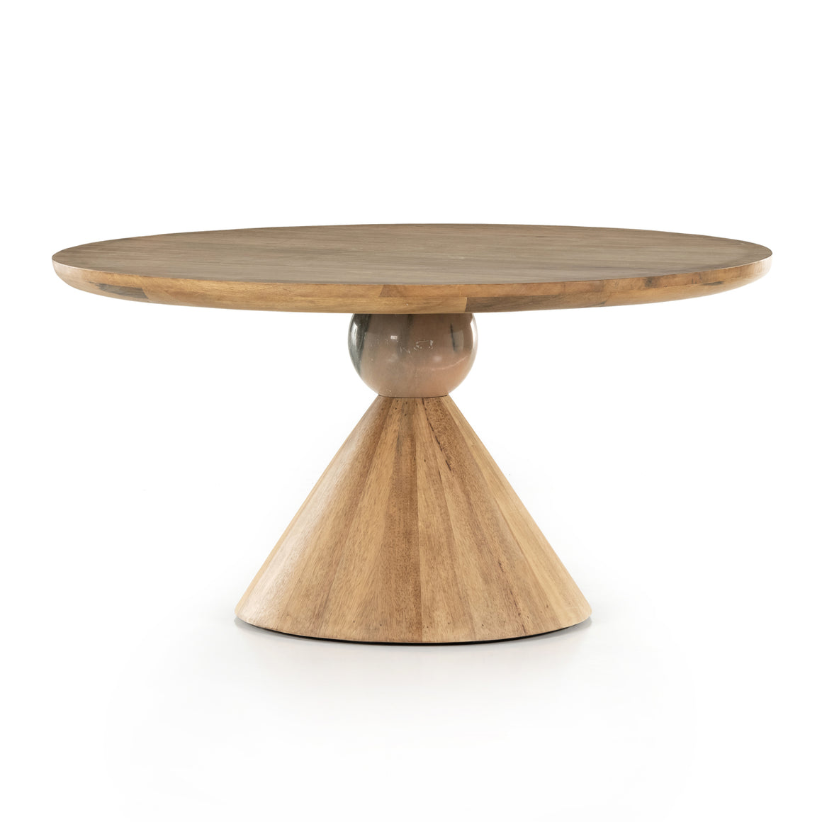 Bibianna Dining Table-Smoked Honey