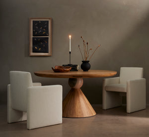 Bibianna Dining Table-Smoked Honey