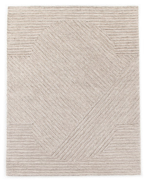 CHASEN OUTDOOR RUG-HEATHERED NATURAL-5'X8'