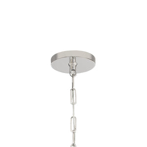 Libby Langdon for Crystorama Sylvan 5 Light Polished Nickel Chandelier