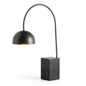 Jenkin Task Lamp-Black Marble