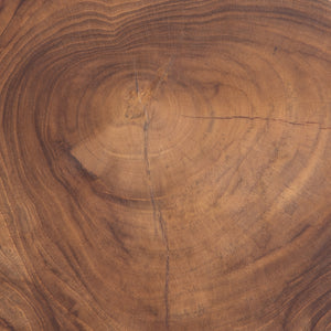 Petros Outdoor End Table-Natural Teak