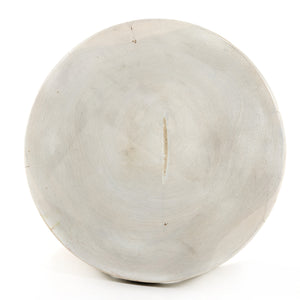 Petros Outdoor End Table-Ivory Teak