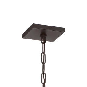 Libby Langdon for Crystorama Sylvan 8 Light Dark Bronze Chandelier