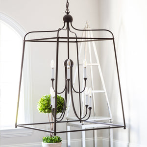 Libby Langdon for Crystorama Sylvan 8 Light Dark Bronze Chandelier