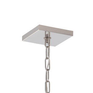 Libby Langdon for Crystorama Sylvan 8 Light Polished Nickel Chandelier