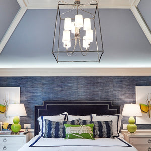 Libby Langdon for Crystorama Sylvan 8 Light Polished Nickel Chandelier