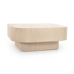 Blanco Coffee Table-Bleached Burl