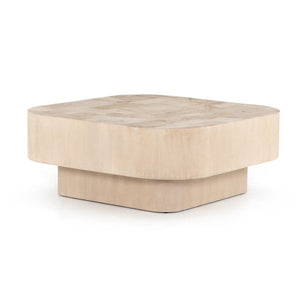 Blanco Coffee Table-Bleached Burl