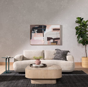 Blanco Coffee Table-Bleached Burl