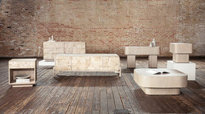 Blanco Coffee Table-Bleached Burl