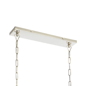 Libby Langdon for Crystorama Sylvan 8 Light Polished Nickel Chandelier