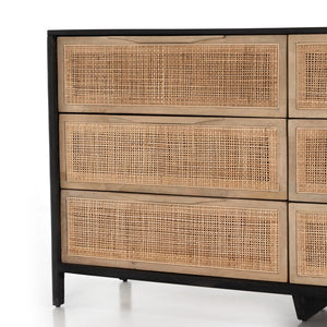 Sydney 6 Drawer Dresser-Black Wash