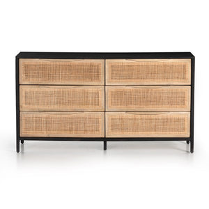 Sydney 6 Drawer Dresser-Black Wash
