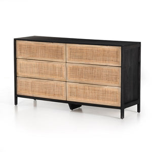 Sydney 6 Drawer Dresser-Black Wash