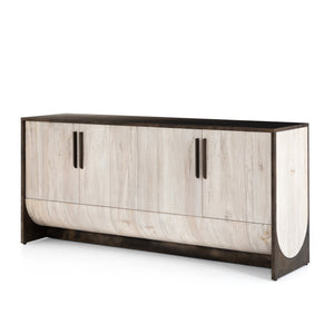 LOROS SIDEBOARD-BLEACHED SPALTED OAK