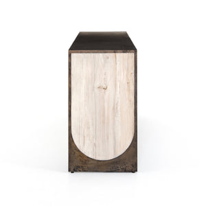 LOROS SIDEBOARD-BLEACHED SPALTED OAK