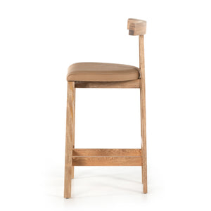 TEX STOOL-NATURAL ROSA MORADA-COUNTER