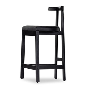 Tex Stool-Black Rosa Morada Counter Stool
